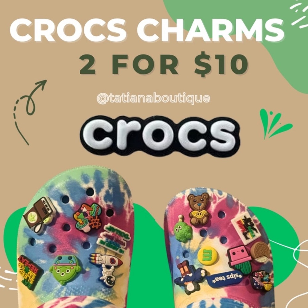 2 / $10 CROCS CHARM SALE !! BUNDLE TO SAVE - Check out my closet for more